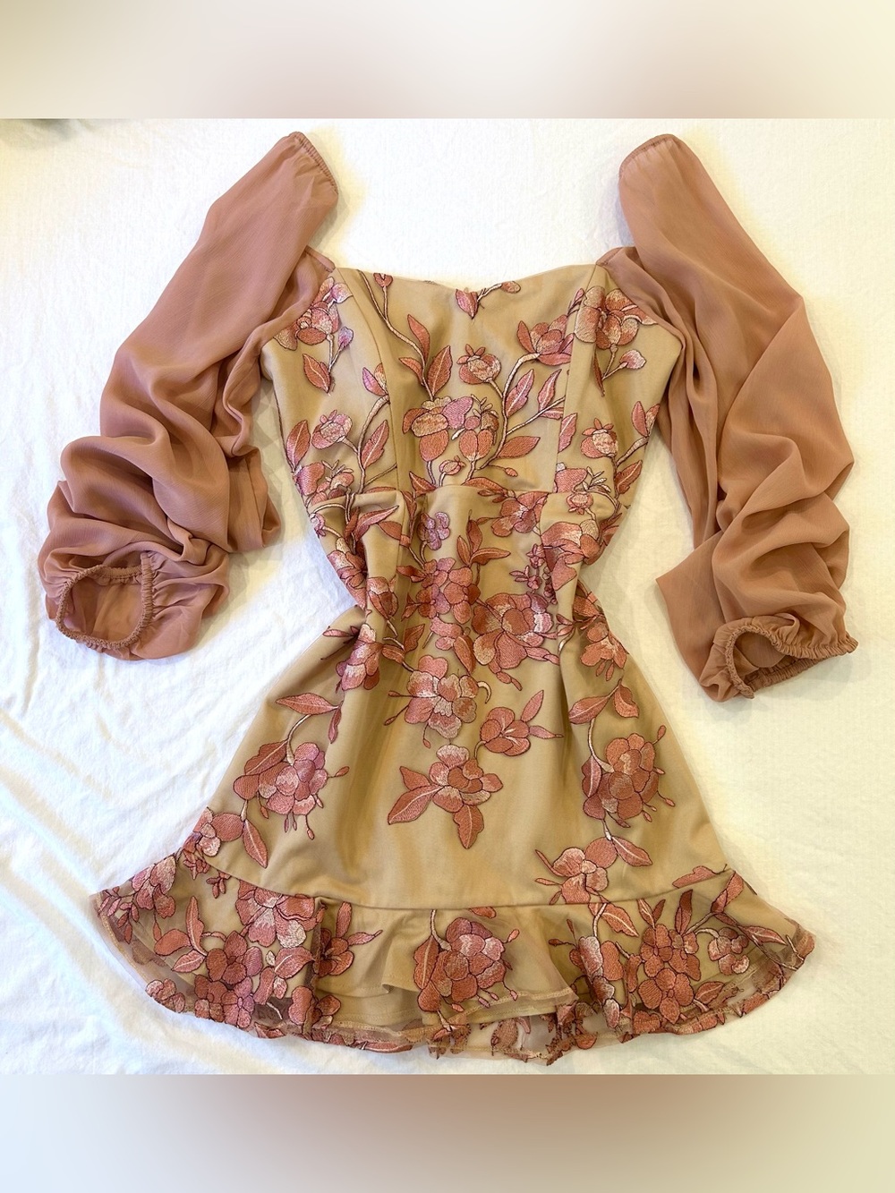 Deadstock Two Sisters the Label mini babydoll dress size 4 balletcore coquette